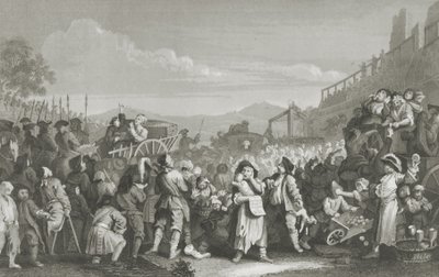Tyhjänä teloituksen tiellä tekijältä William Hogarth