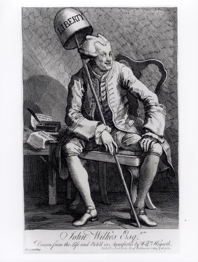 John Wilkes (1727-97) 1763 tekijältä William Hogarth
