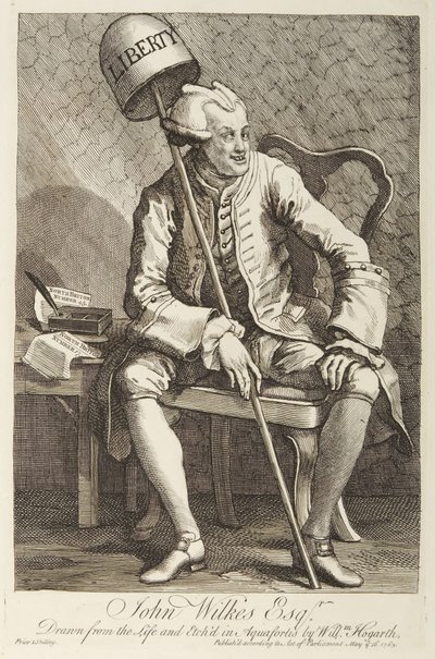 John Wilkes tekijältä William Hogarth