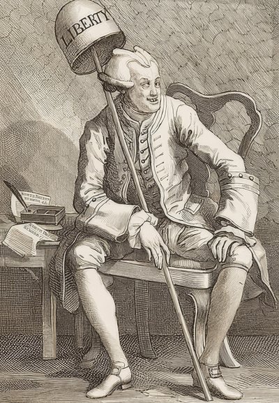 John Wilkes Esq. 1763 tekijältä William Hogarth