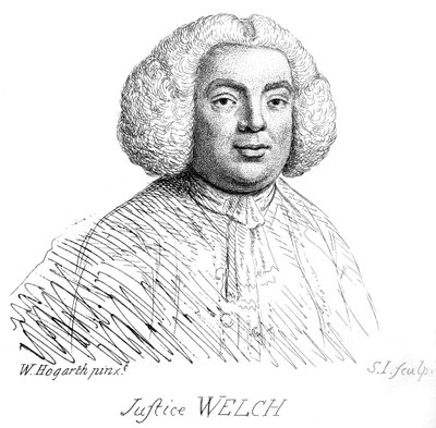 Justice Welch - muotokuva William Hogarth tekijältä William Hogarth