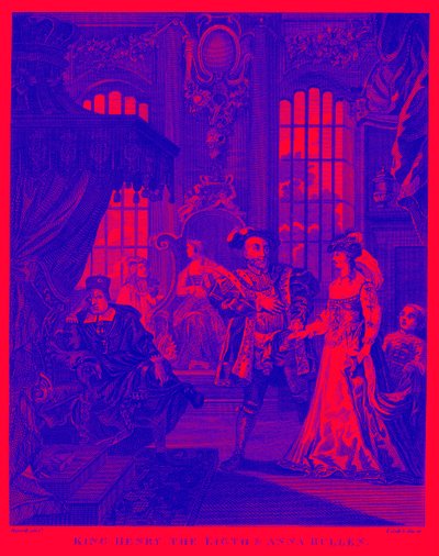 William Hogarthin kuningas Henrik VIII ja Anne Boleyn tekijältä William Hogarth
