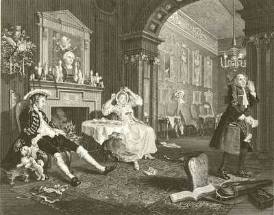 Avioliitto A La Mode tekijältä William Hogarth