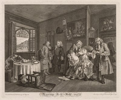 Avioliitto à la Mode: Kreivitärten kuolema tekijältä William Hogarth