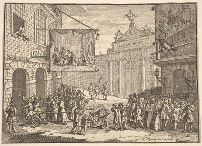 Naamiaiset ja oopperat, 1724. tekijältä William Hogarth