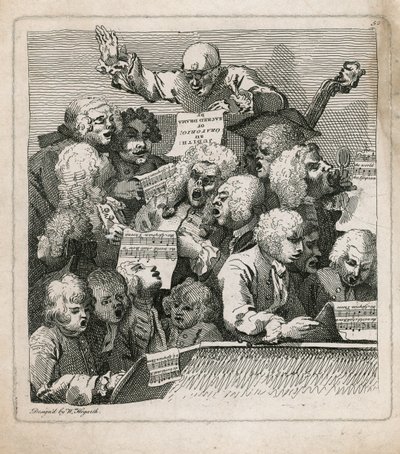 Muusikot tekijältä William Hogarth