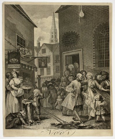 Keskipäivä, levy kaksi elokuvasta The Four Times of Day tekijältä William Hogarth