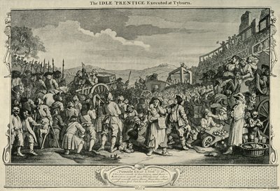 Tiellä Tyburniin, 1747, 1925. tekijältä William Hogarth