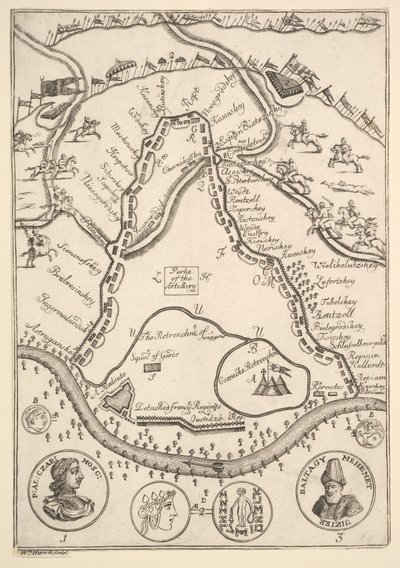 Parke of the Artillary Aubry de La Mottrayes Matkustaa ympäri Eurooppaa, Aasiaa ja kansainvälistä..., 1723-24. tekijältä William Hogarth
