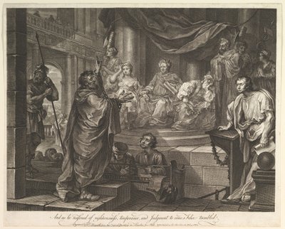 Paavali ennen Felixiä, 5. helmikuuta 1752. tekijältä William Hogarth