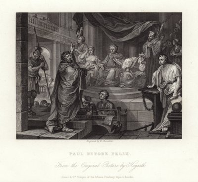 Paavali ennen Felixiä tekijältä William Hogarth