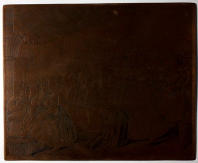 Taulu neljä sarjasta Porton tie tekijältä William Hogarth