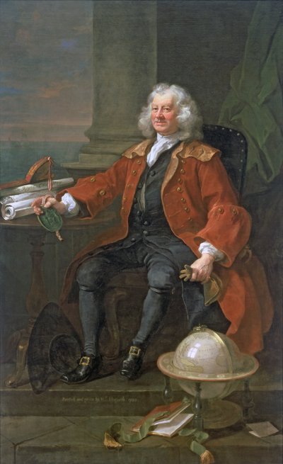 Kapteeni Coramin muotokuva (n.1668-1751) 1740 tekijältä William Hogarth