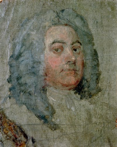 George Frederick Händelin (1685-1759) muotokuva tekijältä William Hogarth