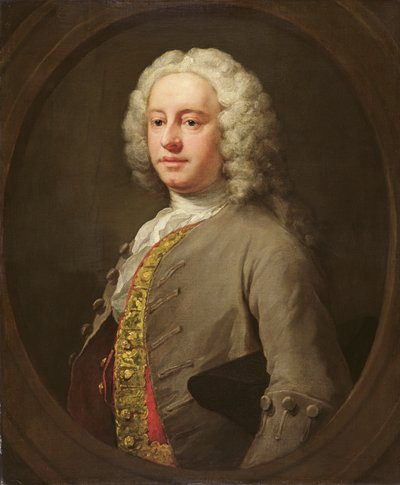 Tuntemattoman miehen muotokuva, cc.1740 tekijältä William Hogarth