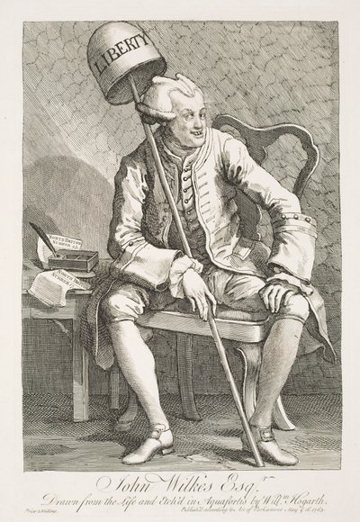 John Wilkesin, Esq., muotokuva tekijältä William Hogarth