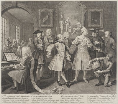 Vauraus porton hymyineen tekijältä William Hogarth