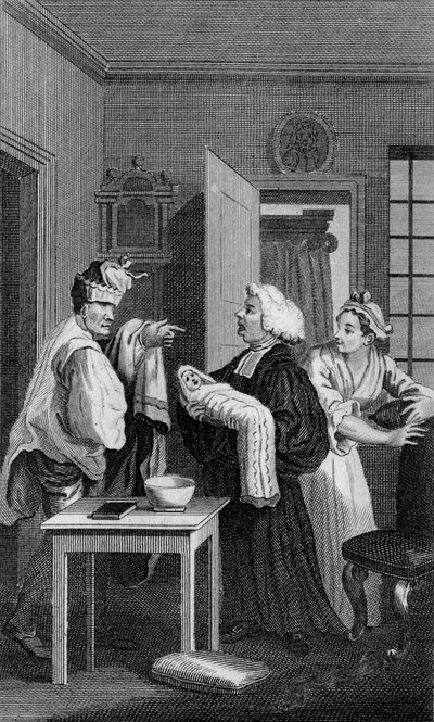 William Hogarthin toinen etukappale Tristram Shandylle tekijältä William Hogarth