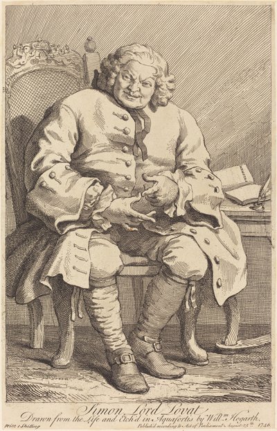 Simon Lord Lovat tekijältä William Hogarth