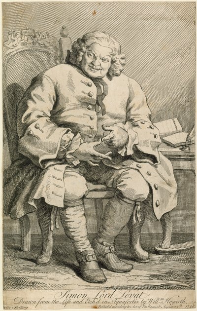 Simon Lord Lovat tekijältä William Hogarth