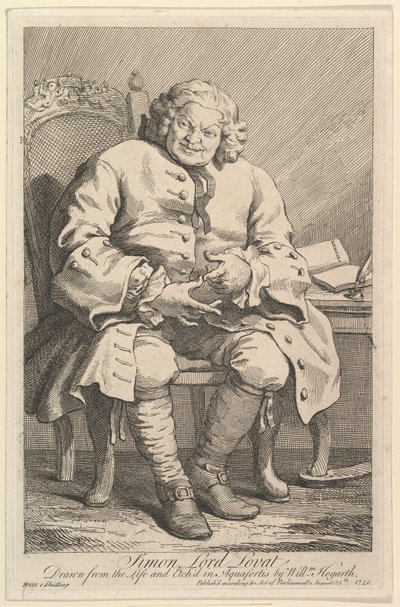 Simon Lord Lovat, 1746. tekijältä William Hogarth