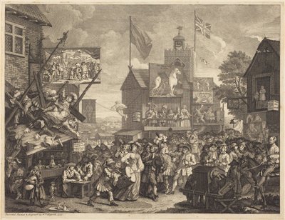 Southwarkin markkinat tekijältä William Hogarth