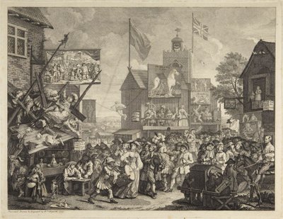 Southwarkin markkinat tekijältä William Hogarth