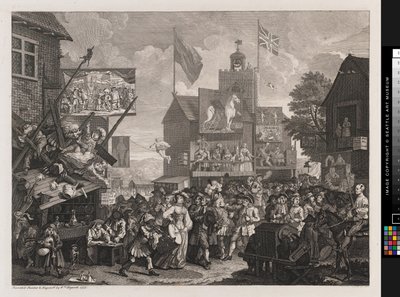 Southwarkin messut tekijältä William Hogarth