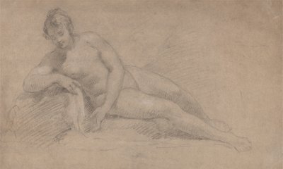 Naisen alastontutkimus tekijältä William Hogarth