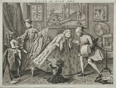 Taste in High Life, 1746. tekijältä William Hogarth