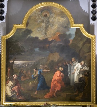 St Mary Redcliffen alttaritaulu (oikea paneeli) tekijältä William Hogarth