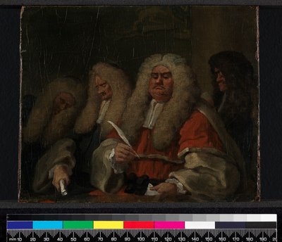 Penkki, 1753-54 (öljy kankaalle, taustalevyn päällä) tekijältä William Hogarth