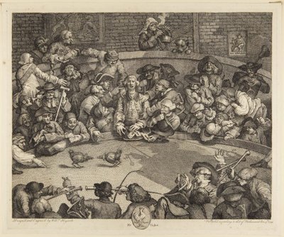 Kukkotappeluareena tekijältä William Hogarth