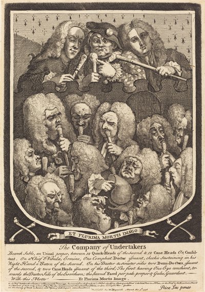 Undertakers-yhtiö tekijältä William Hogarth
