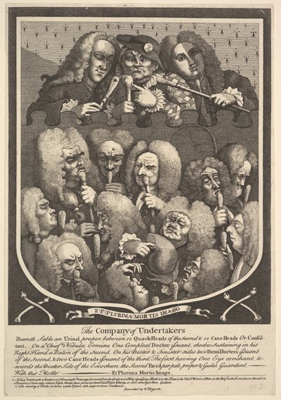 Company of Undertakers, vuoden 1736 jälkeen. tekijältä William Hogarth