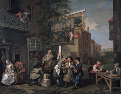 The Election II: Canvassing for Votes, 1754-55 tekijältä William Hogarth