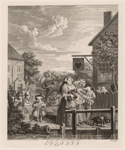 Neljä kertaa vuorokaudessa: Ilta tekijältä William Hogarth
