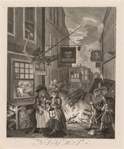 Päivän neljä kertaa: Yö tekijältä William Hogarth