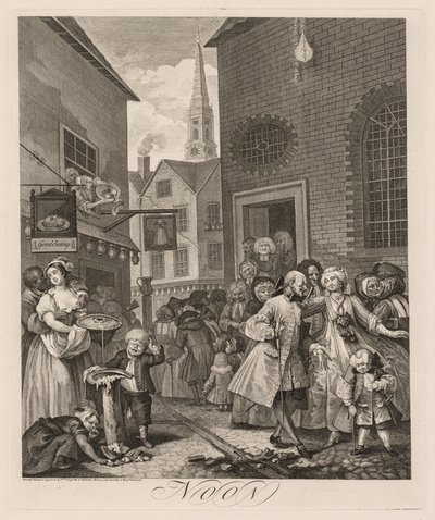 Neljä kertaa vuorokaudessa: Keskipäivä tekijältä William Hogarth