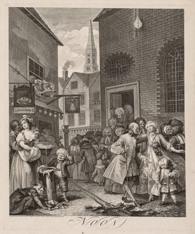 Neljä kertaa vuorokaudessa: Keskipäivä tekijältä William Hogarth