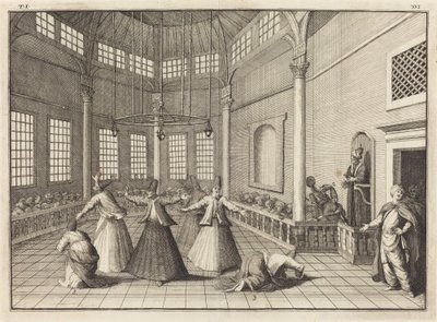 Moskeijan sisäpuoli tekijältä William Hogarth