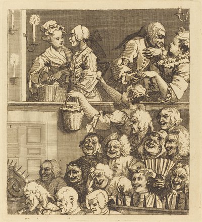 Naurava Yleisö tekijältä William Hogarth