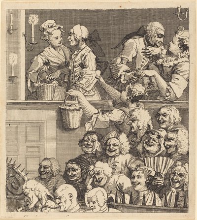 Naurava Yleisö tekijältä William Hogarth