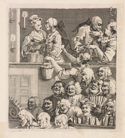 Naurava Yleisö tekijältä William Hogarth