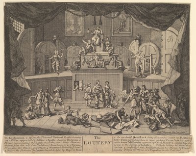 Lotto, vuoden 1724 jälkeen. tekijältä William Hogarth