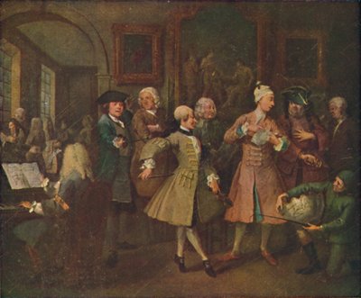The Rakes Progress - The Levee, 1720-1735, 1920. tekijältä William Hogarth