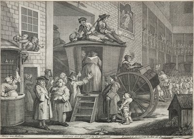 Lavavalmentaja, 1747. tekijältä William Hogarth