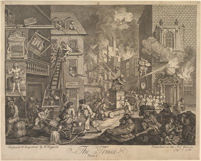 Ajat, taulu 1 tekijältä William Hogarth