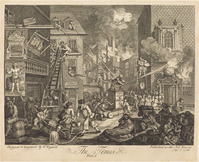 The Times, pl.1 tekijältä William Hogarth