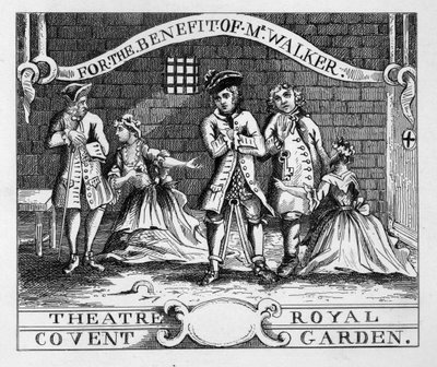 Theatre Royal, Covent Garden tekijältä William Hogarth